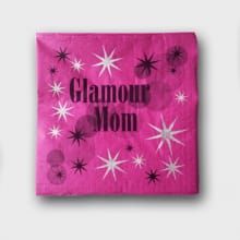 Servetten Glamour Mom Pink